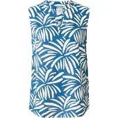 Zabaione Bluse 'Iv44anka' safir / uldhvid