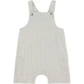 Name it Overalls 'NBMFAR' mørkebeige / hvid