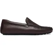BOSS BOSStil mænd. 50563133 Noel brune loafers i læder (43), Fast, Ingen, Casual