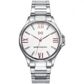 Mark Maddox Dameur MM7145-03 Tooting Hvid/Stål Ø37 mm