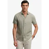 Superdry Riviera Linen Kortærmet Skjorte
