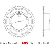 Rk 4453 520 Bagtandhjul