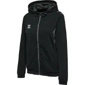 Hummel Sportssweatjakke 'AUTHENTIC' grå / hvid