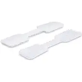 StarTech.com Startech 3.5in (9cm) Cable Labels, 100 Pack White, Cable/Cord Tags (CABLE-TAG-HLWH) - Kabelidentifikationsmærkater - krog til krog-fastgører, skriv på - 9 cm - hvid (pakke med 100)