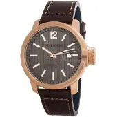 Nautica Herreur NAPSYD005 Sydney Brun/Læder Ø44 mm