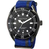 Nautica Herreur NAPPRF002 Sort/Tekstil Ø45 mm