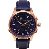 Nautica Herreur NAPSHG002 Blå/Læder Ø44 mm