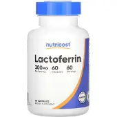 Nutricost , Lactoferrin, 300 mg, 60 Kapsler