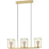 Eglo CUMIOLE LANGBORD 3L E27 GULDFARVET