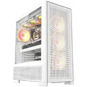 Darkflash AIRNOVA computerkabinet (hvid) + 3 blæsere