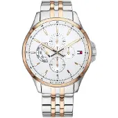 Tommy Hilfiger Herreur 1791617 Hvid/Rosaguldtonet stål Ø44 mm