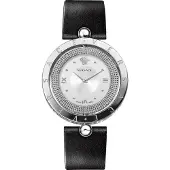 Versace Dameur VE7900120 Eon Sølvfarvet/Læder Ø34 mm