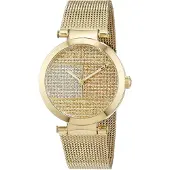 Tommy Hilfiger Dameur 1781867 Lynn Krystalludsmykket/Gul guldtonet