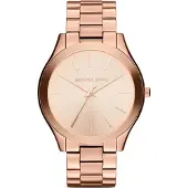 Michael Kors Dameur MK3197 Slim Runway Rosa guldfarvet/Rosaguldtonet