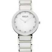 Bering Dameur 11435-754 Ceramic Hvid/Stål Ø35 mm