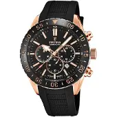 Festina Herreur F20516-2 Ceramic Sort/Gummi Ø44 mm