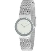Bering Dameur 10126-000 Classic Hvid/Stål Ø26 mm