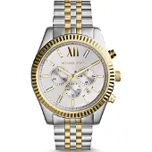 Michael Kors Analogt ur 'MK8344' gylden gul / sølv