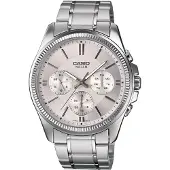 Casio Herreur MTP-1375D-7AVDF Classic Sølvfarvet/Stål Ø42 mm