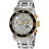 Invicta Herreur 80040 Pro Diver Sølvfarvet/Stål Ø48 mm