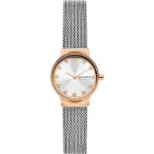 Skagen Dameur SKW3025 Freja Lille Sølvfarvet/Rosaguldtonet stål