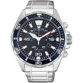Citizen Herreur AT2431-87L Eco Drive 180 Blå/Stål Ø43.5 mm