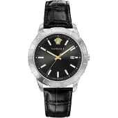 Versace Herreur VE2C00221 Univers Sort/Læder Ø43 mm