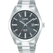 Lorus Herreur RX333AX9 Solar Sort/Stål Ø42 mm