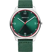 Bering Herreur 18342-508 Ultra Slim Grøn/Tekstil Ø42 mm