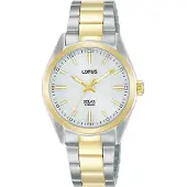 Lorus Dameur RY506AX9 Solar Hvid/Guldtonet stål Ø31 mm