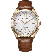 Citizen Herreur AW1753-10A Eco Drive Sølvfarvet/Læder Ø41 mm