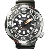 Citizen Herreur BN7020-09E Professional Diver Sort/Gummi Ø52 mm