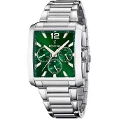 Festina Herreur F20635-3 Timeless Grøn/Stål
