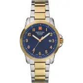 Swiss Alpine Military Herreur 7011.1145 Classic Blå/Guldtonet stål