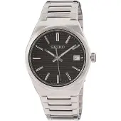 Seiko Herreur SUR557P1 Dress Sort/Stål Ø38.9 mm