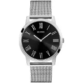 GUESS Herreur W1263G1 Sort/Stål Ø44 mm