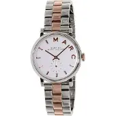 Marc Jacobs Dameur MBM3312 Hvid/Stål Ø36 mm