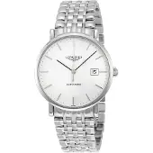 Longines Herreur L4.910.4.12.6 Elegant Hvid/Stål Ø39 mm