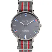 Nautica Herreur NAPCRF906 Grå/Tekstil Ø43 mm