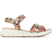 Caprice Sandal, metallic, made of Leather without heel, Size 40