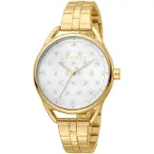Esprit Dameur ES1L177M0085 Sølvfarvet/Gul guldtonet stål Ø36 mm