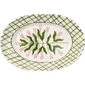 Pick a Poppy Madelen Möllard Tulip serveringsfad Green, 38,5 cm
