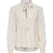ONLY Bluse 'ONLMaizee' sort / naturhvid