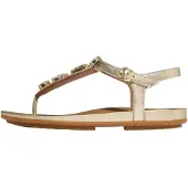FitFlop Fitfloptil kvinder. A4I-675 Gracie Ultra-Jewel guldfarvede lædersandaler (38), Guldfarvet, Fast, Spænder, Casual, Party