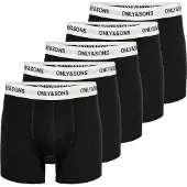 Only & Sons Boksershorts 'Fitz' sort / hvid