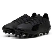 Puma ULTRA 5 ULTIMATE AG Football Boots Unisex, Women, Black/Silver/Shadow Gray, 46