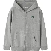 Name it Sweatjakke 'NKMVALON' grå-meleret