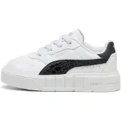 Puma Cali Court Animal Toddler Sneakers, Shoes, White/Black, 24