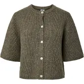 Pieces Cardigan 'PCSilly' mørkebrun