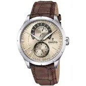 Festina Herreur F16573-9 Sølvfarvet/Læder Ø44 mm